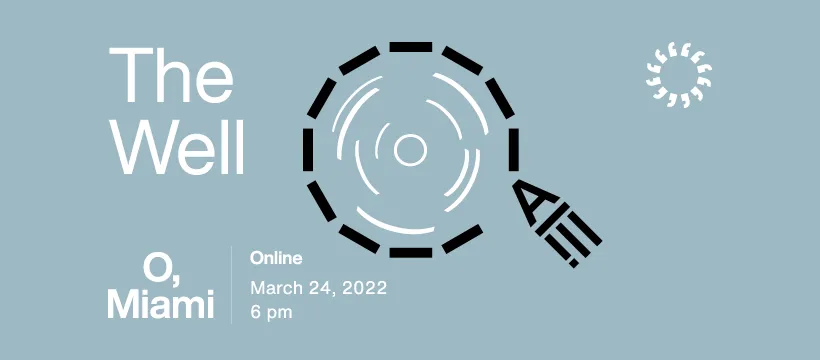 Topos O Miami 2022 Poetry Festival The Well Facebook Banner V1