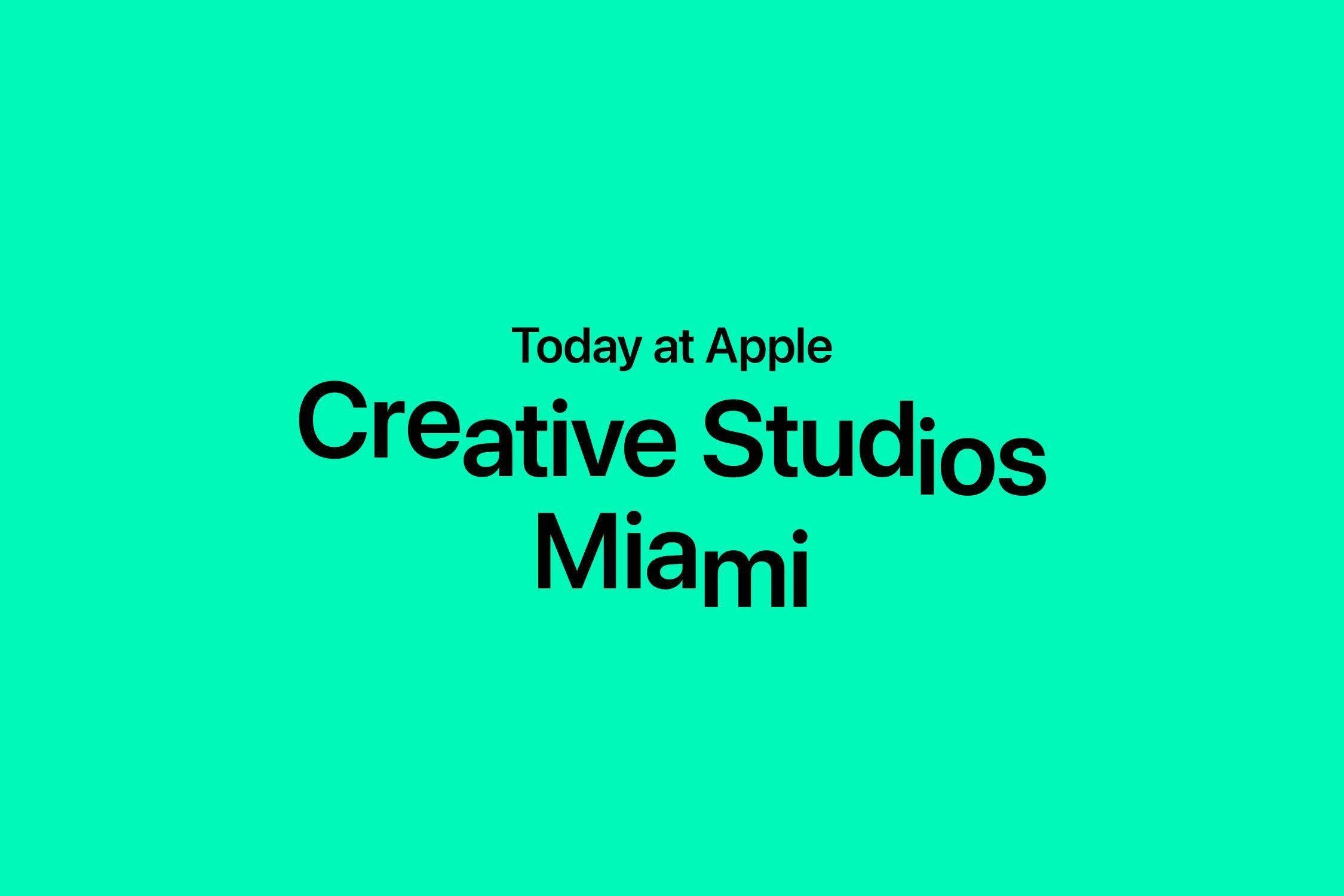 Topos O Miami 2022 Apple Creative Studios Instagram V31