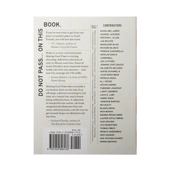 Making Good Time Back Cover 2